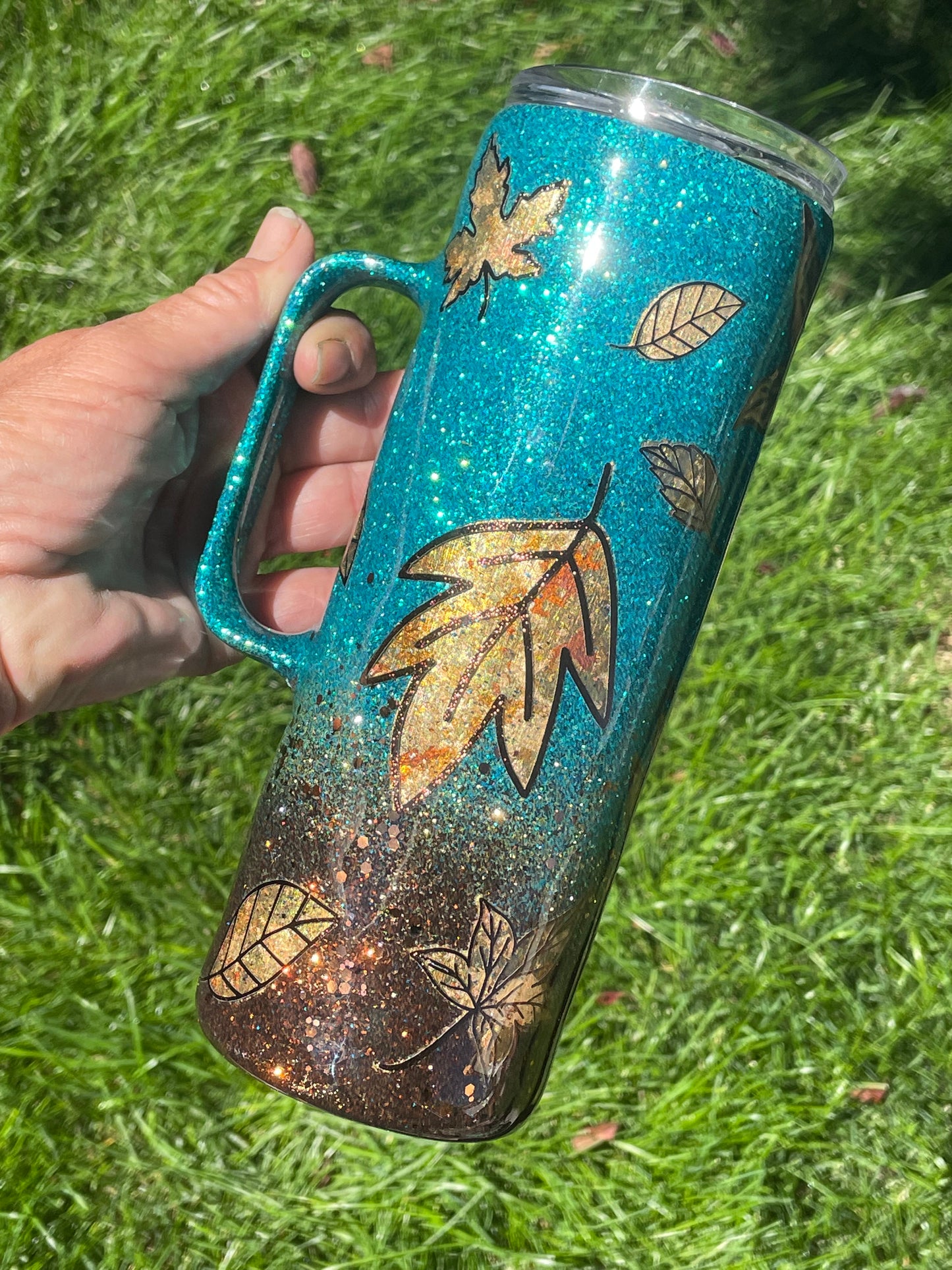 20 ounce Skinny w/ handle “It’s Fall Y’all” Tumbler