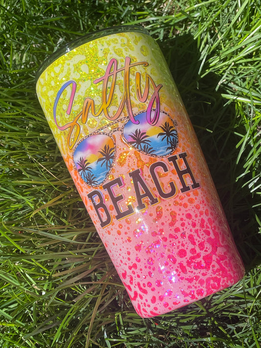 20 ounce Standard “Salty Beach” Tumbler