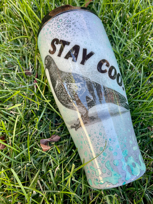 20oz Pigeon "Stay Coo." Curve Tumbler